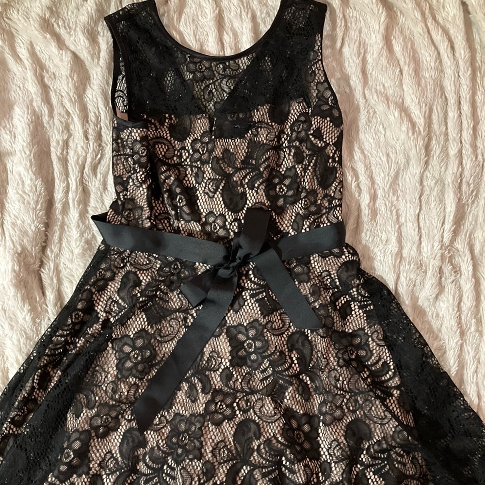 Collection DRESSBAR Black & Cream dress worn once size 14